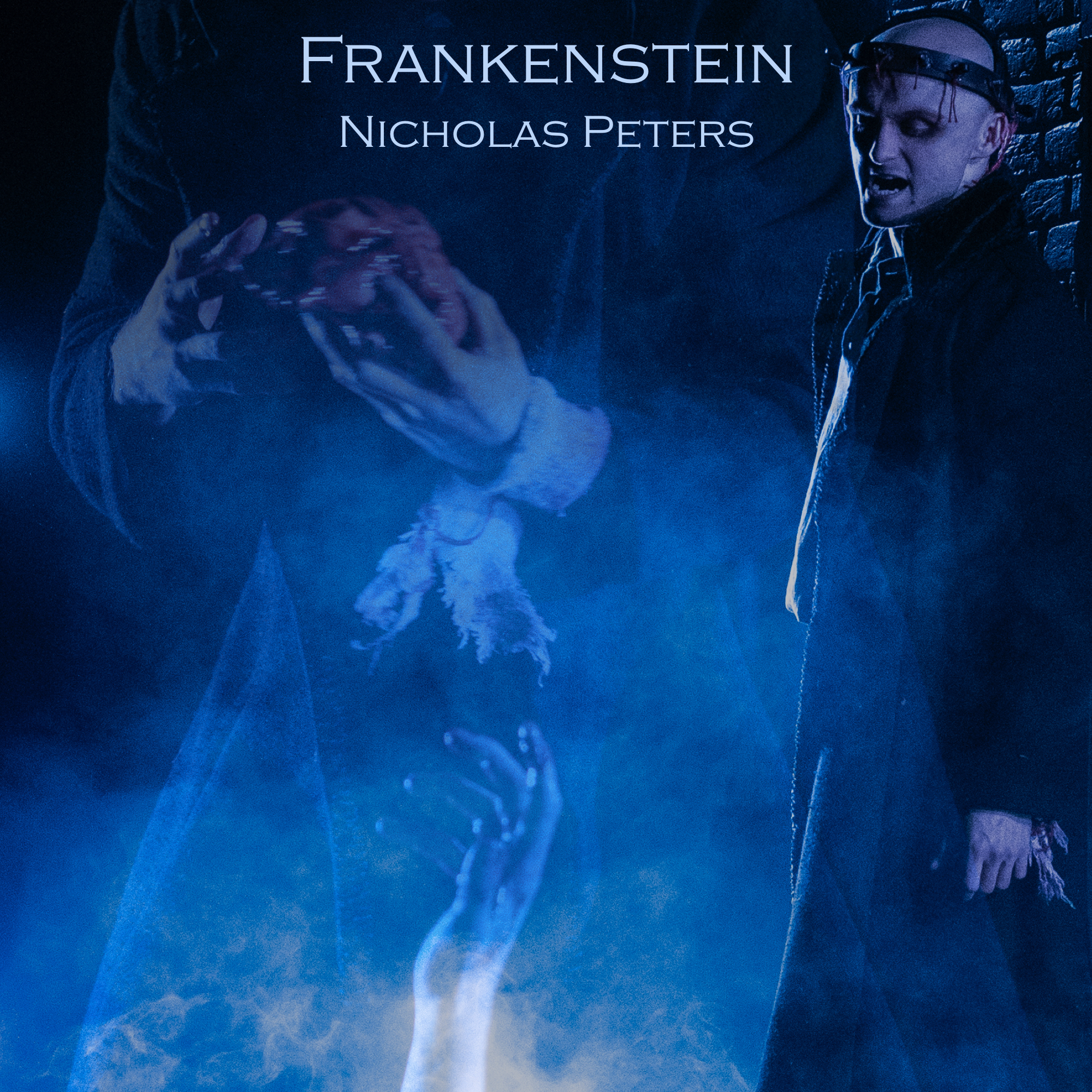 Text reads "Frankenstein Nicholas Peters"