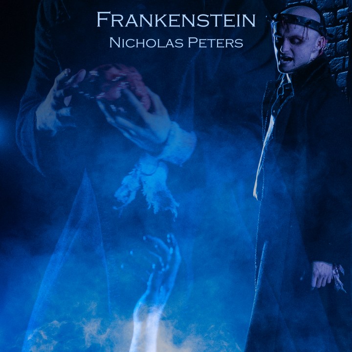 Text reads "Frankenstein Nicholas Peters"